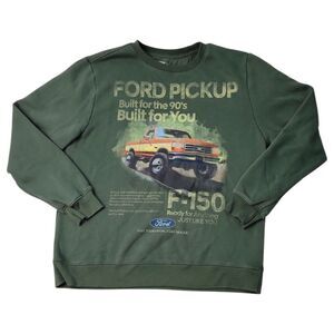 Men's Licensed Relaxed Fit Moto Graphic Soft Fleece Crew - Duffle Bag